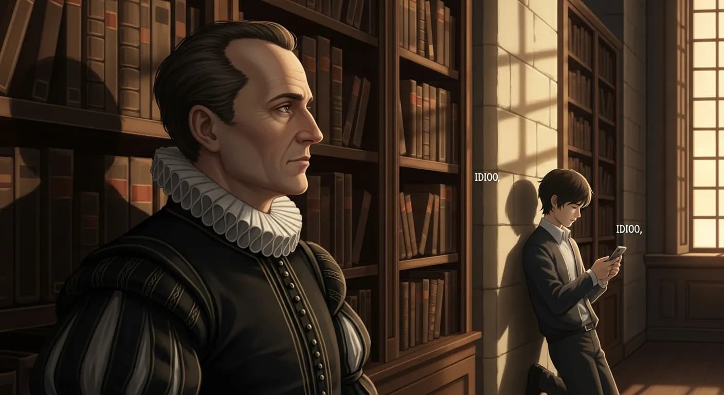 「ジョージ・チャップマン」「青年は老人を阿呆だというが、 老人も青年を阿呆だと思っている。」の画像