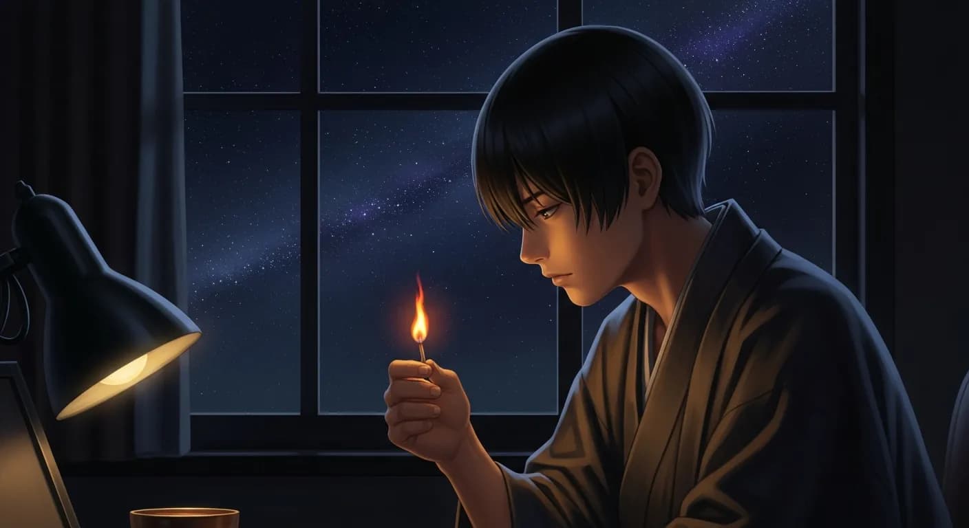 「芥川龍之介」「人生は一箱のマッチに似ている。
重大に扱うのはばかばかしい。
重大に扱わねば危険である。」の画像