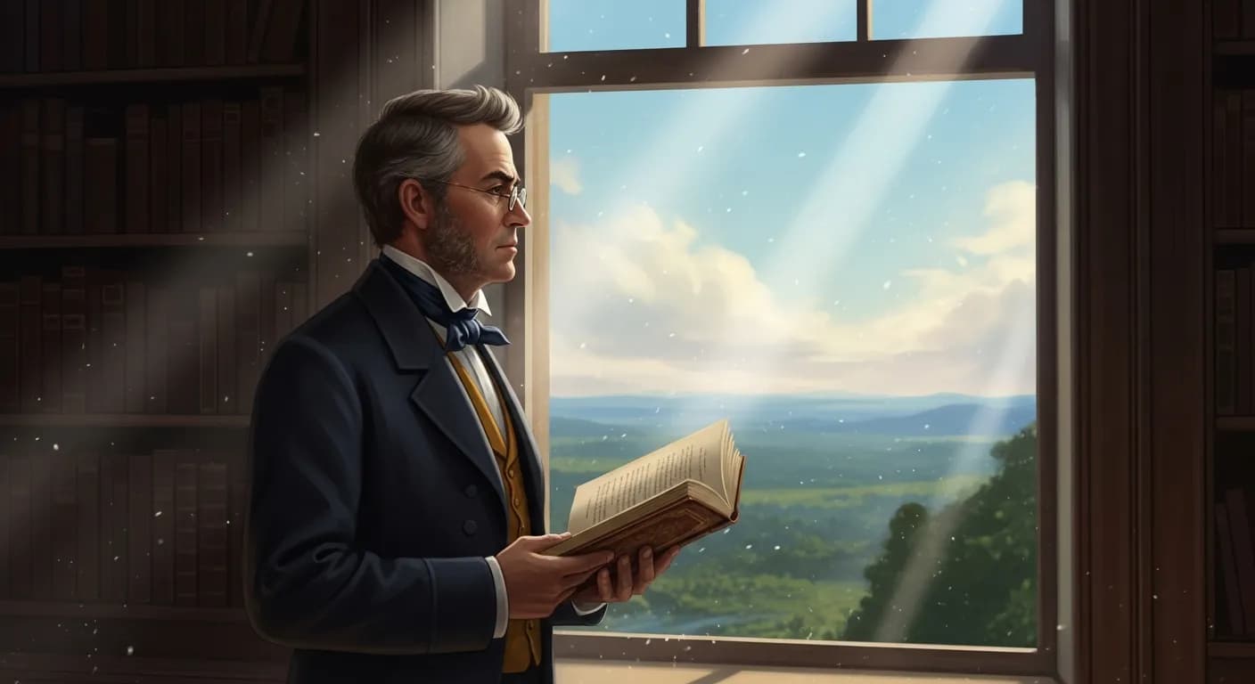 「ラルフ・ワルド・エマーソン」「小中学校で教えられることは教育ではない。教育の手段である。」の画像