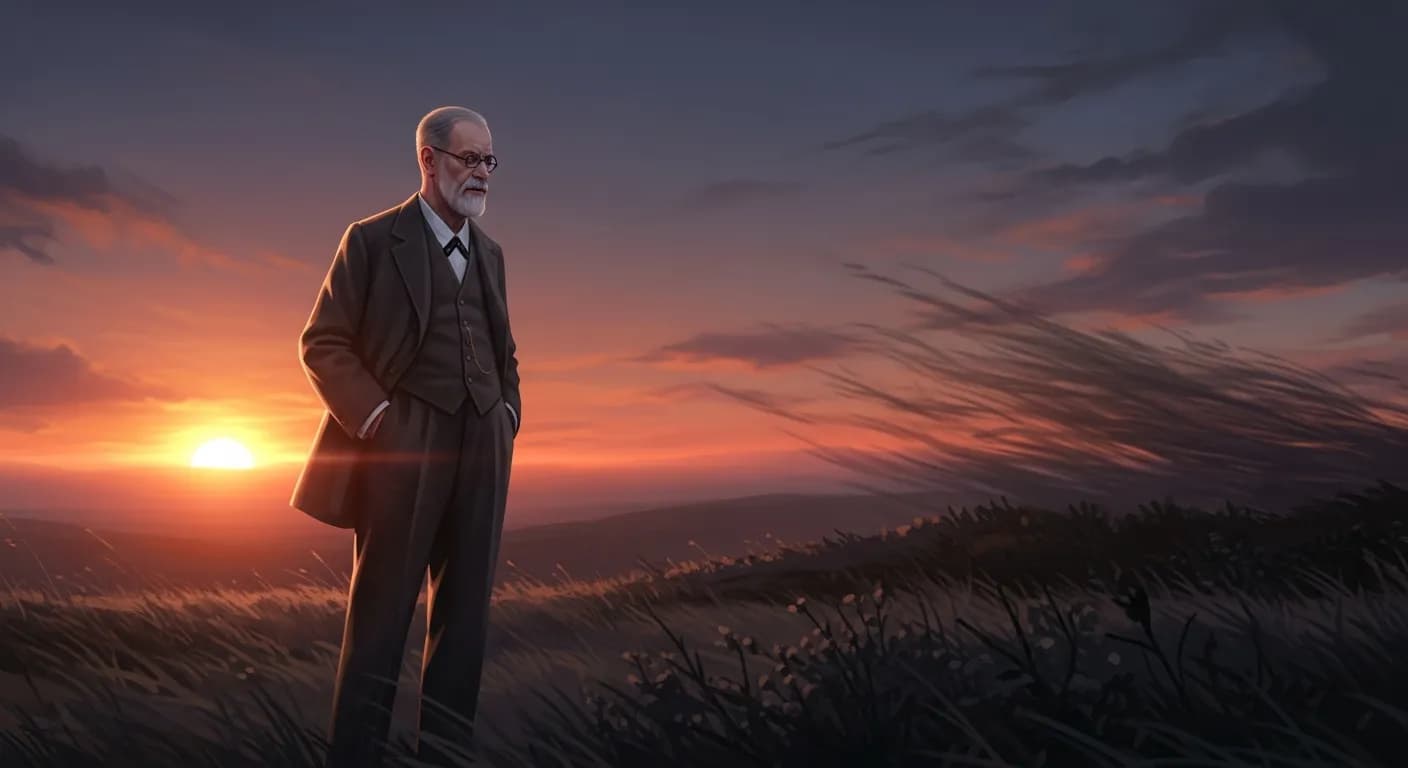 「ジークムント・フロイト」「あらゆる生あるものの目指すところは死である。」の画像