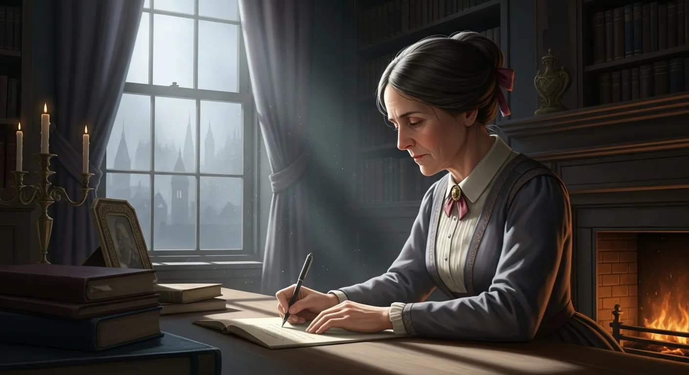 「ジョージ・エリオット」「私は女性が愚か者であるということを否定はいたしませんが、 全能の神は男性につりあうように女性を作られたのです。」の画像