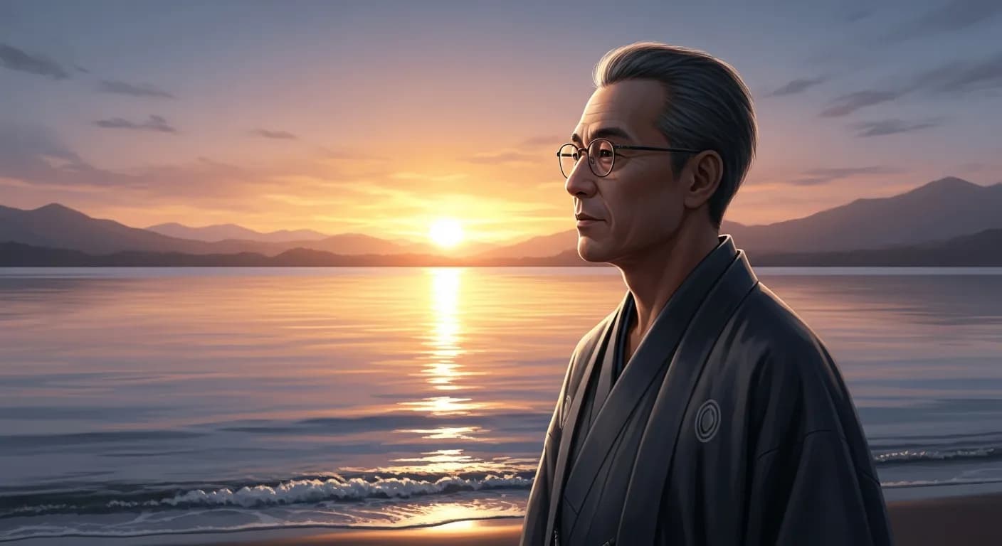 「川端康成」「一生の間に一人の人間でも幸福にすることが出来れば自分の幸福なのだ」の画像