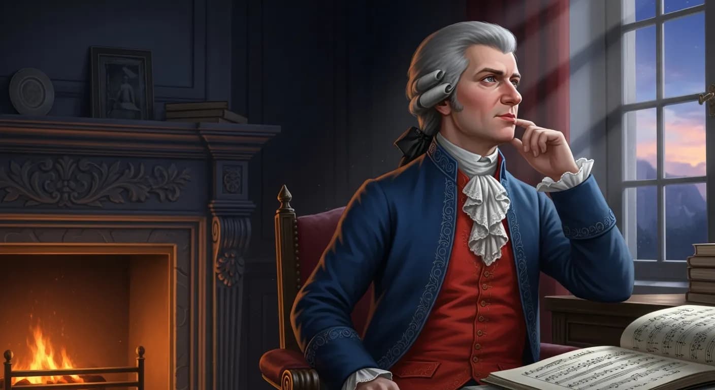 「ヴォルフガング・アマデウス・モーツァルト」「結婚したらいろいろ分かってきますよ。いままでは半分謎だったことが。」の画像