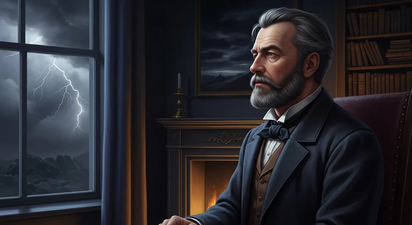 「イワン・ツルゲーネフ」「人間には不幸か、貧乏か、勇気が必要だ。 でないと人間はすぐに思いあがる。」の画像