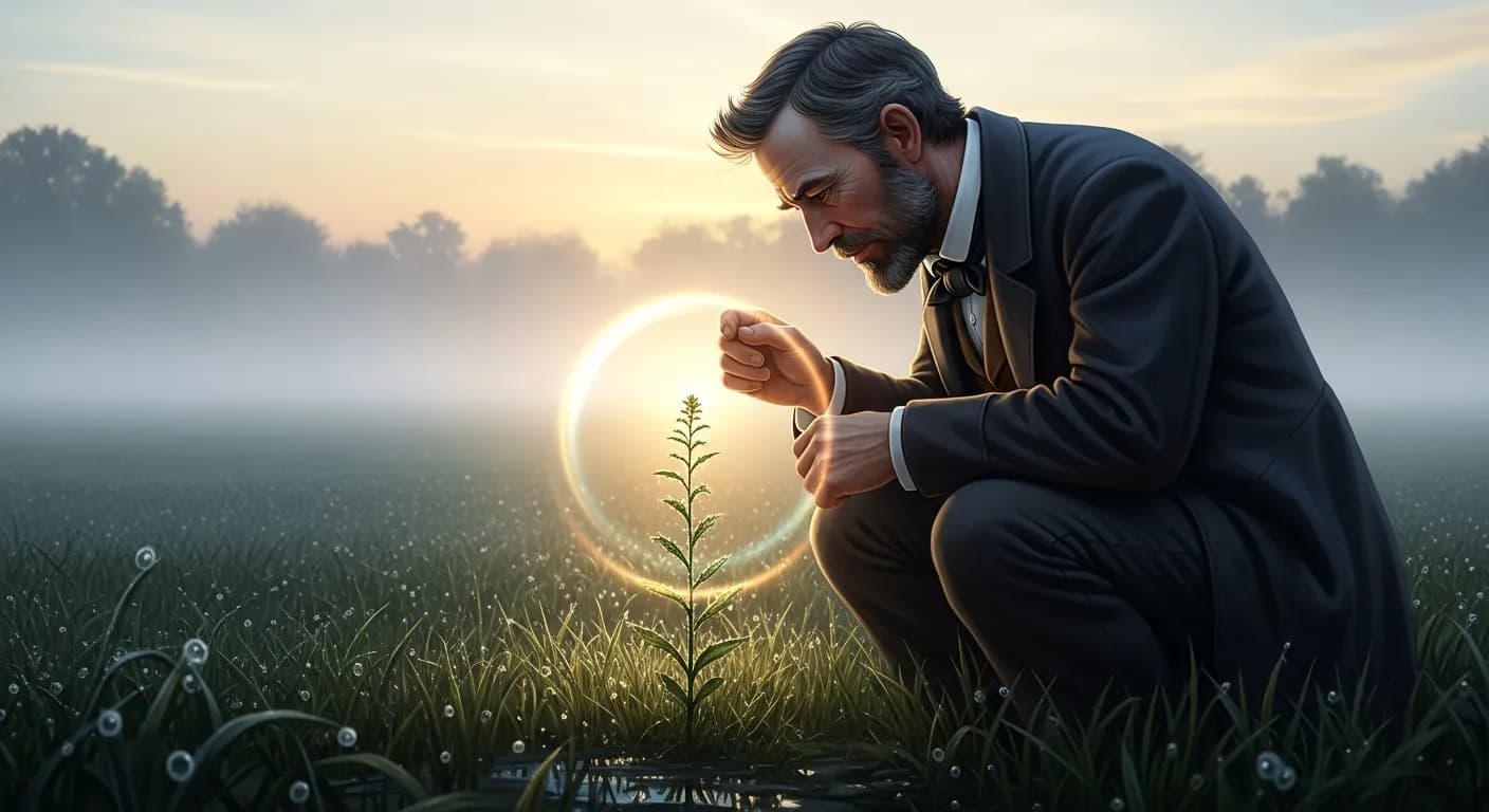 「ラルフ・ワルド・エマーソン」「それでは雑草とは何か。良さをまだ発見してもらっていない植物のこと。」の画像