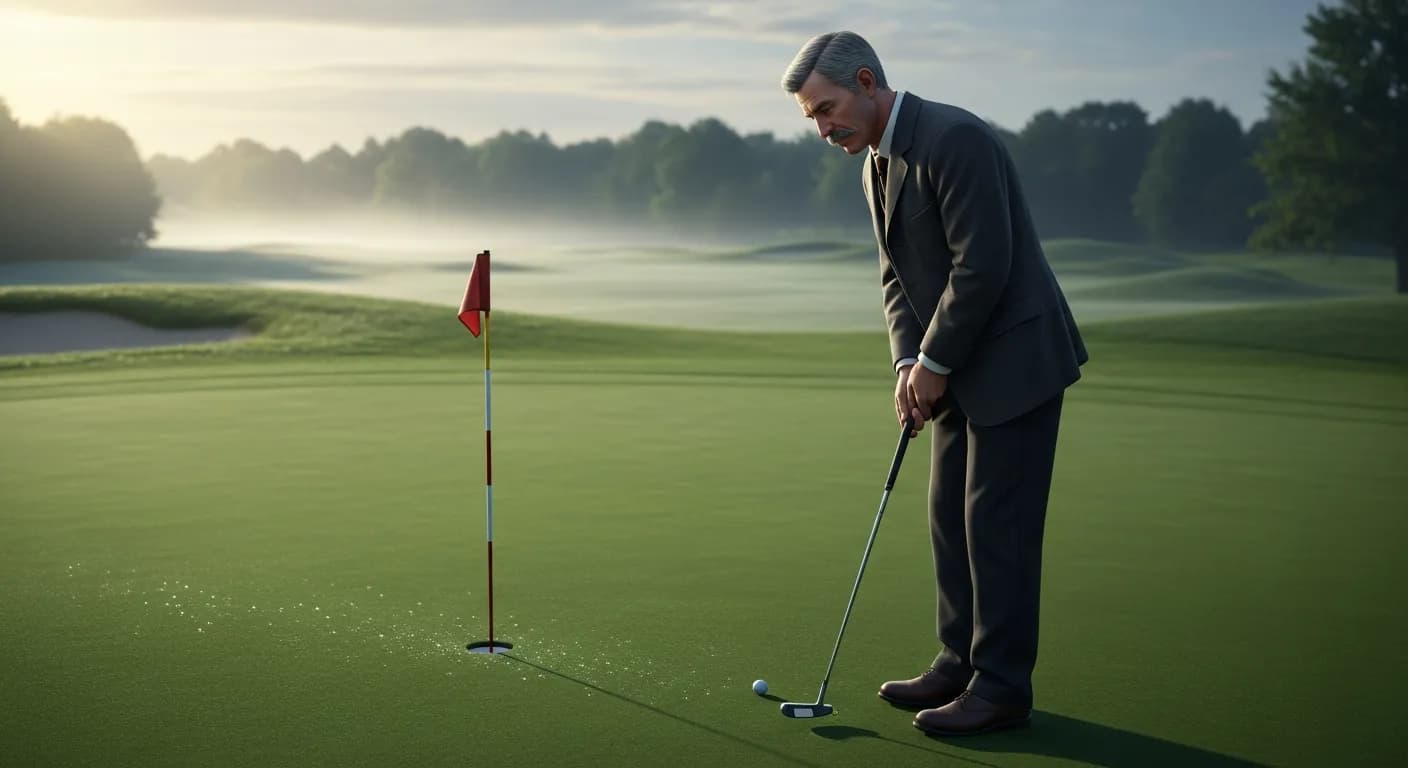 「ジョン・ヘンリー・テイラー」「ゴルファーの最も崇高な目的は人を驚かすようなすばらしいショットではなく、ミスをひとつひとつ着実に減らしていくことである。」の画像