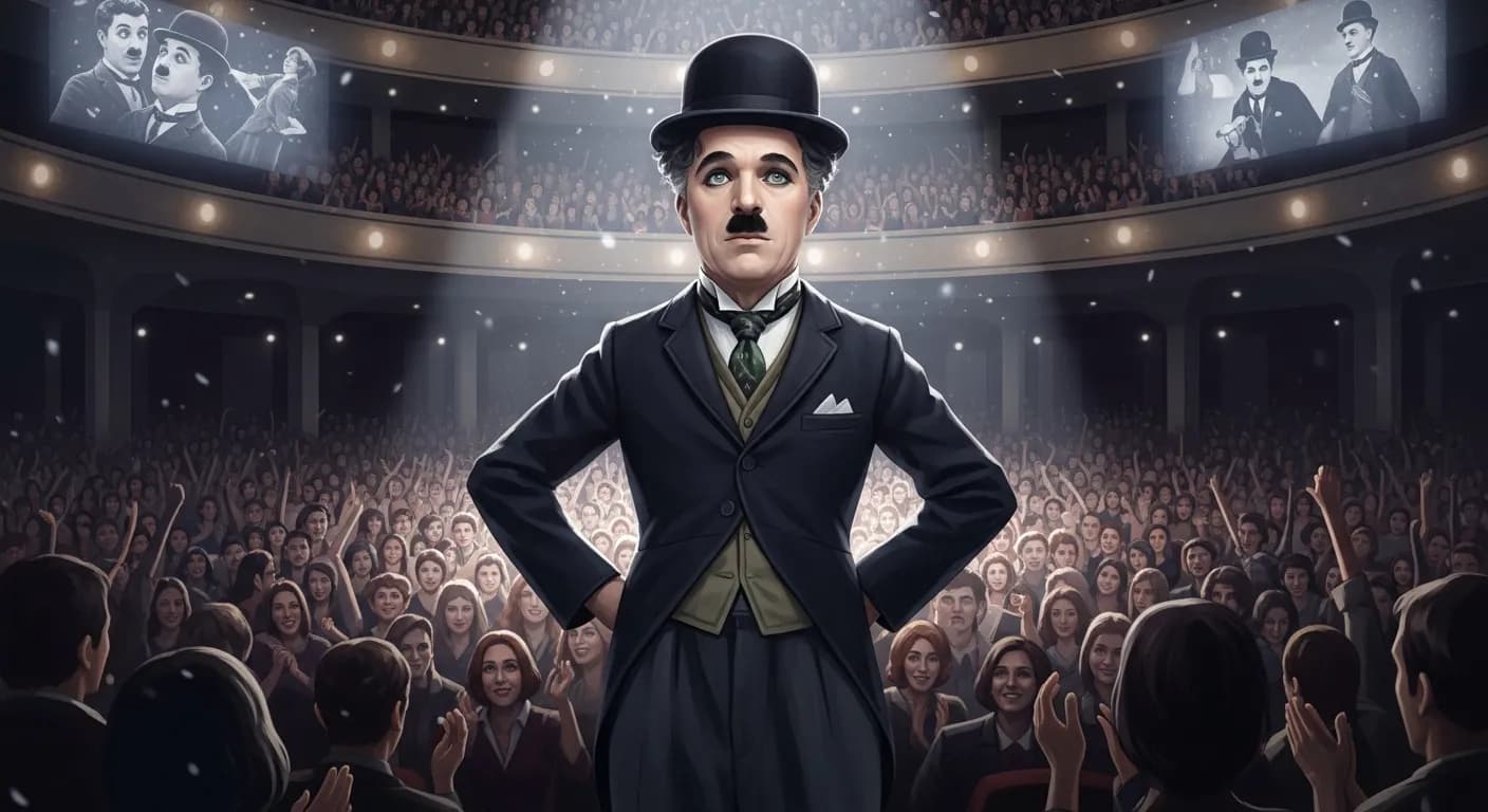 「チャールズ・チャップリン」「僅かな人間が決めた賞なんて、そうたいした名誉ではない。
私のほしいものは大衆の喝采だ。
大衆が私の仕事を賞賛してくれたならば、それで十分だ。」の画像