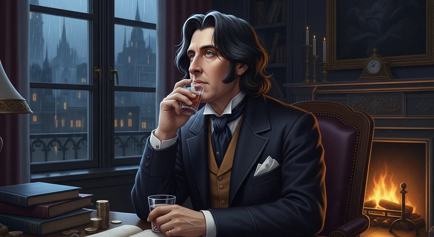 「オスカー・ワイルド」「若いときの自分は、金こそ人生でもっとも大切なものだと思っていた。 今、歳をとってみると、その通りだと知った。」の画像