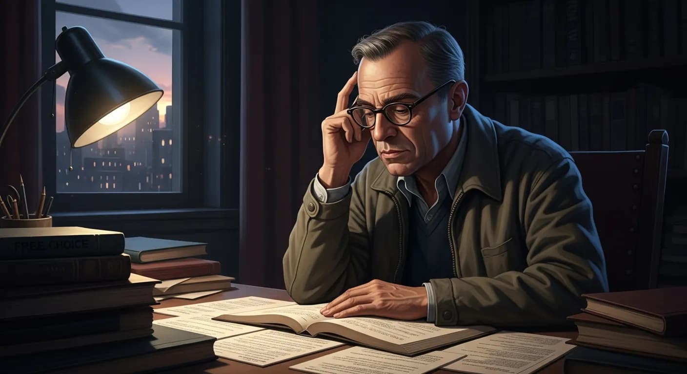 「ジャン=ポール・サルトル」「われわれの自由とは、今日、自由になるために戦う自由な選択以外のなにものでもない。」の画像