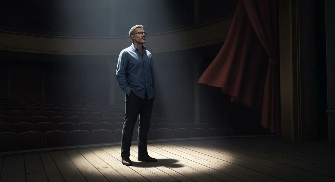 「Ashleigh Brilliant」「私の人生は、一度もリハーサルのチャンスをもらえなかった公演のようなものです。」の画像