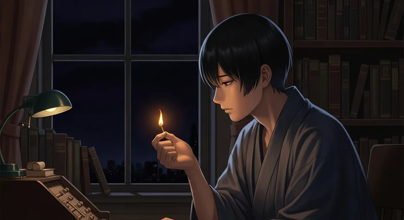 「芥川龍之介」「人生は一箱のマッチに似ている。 重大に扱うのはばかばかしい。しかし重大に扱わなければ危険である。」の画像