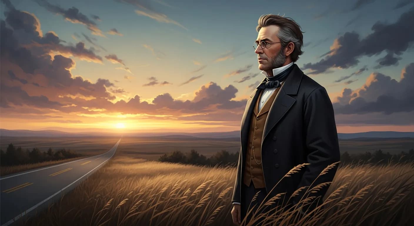 「ラルフ・ワルド・エマーソン」「我々は一人で世の中を歩いている。 我々が望むような友情は夢であり、寓話である。」の画像