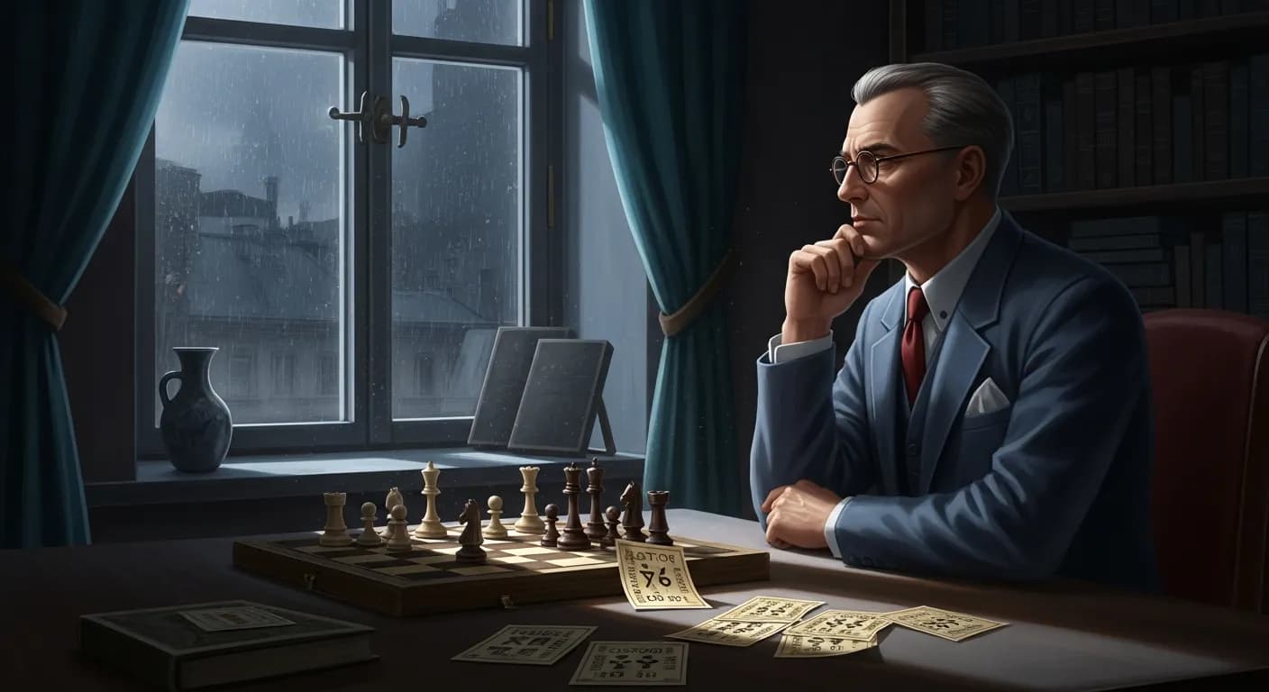 「イリヤ・エレンブルグ」「人間の運命は、 ルール通りに行われるチェスというよりむしろ宝くじを思い起こさせる。」の画像