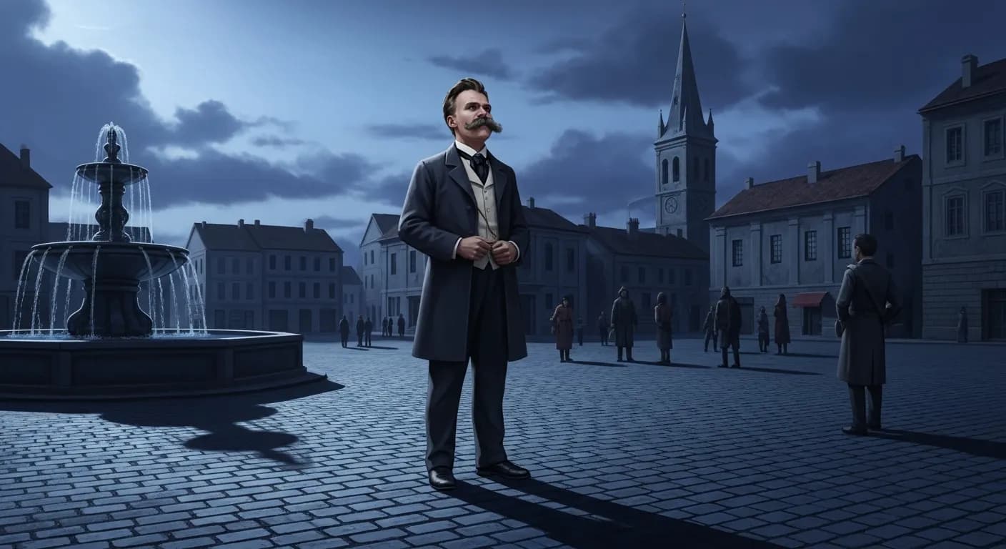 「フリードリヒ・ニーチェ」「結婚は、多くの短い愚行を終わらせる。一つの長い愚鈍として。」の画像