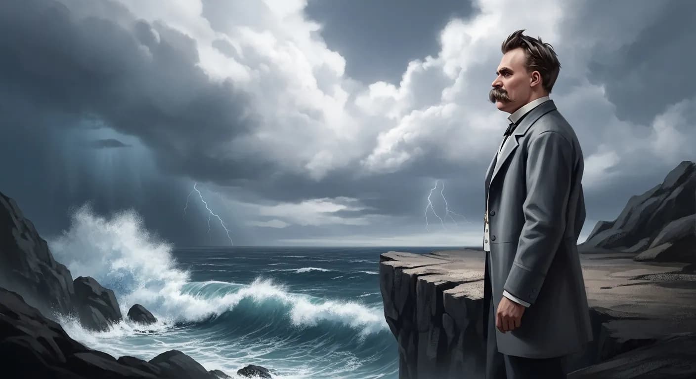 「フリードリヒ・ニーチェ」「男が本当に好きなものは二つ。危険と遊びである。 そしてまた、男は女を愛するが、それは遊びのなかで最も危険なものであるからだ。」の画像