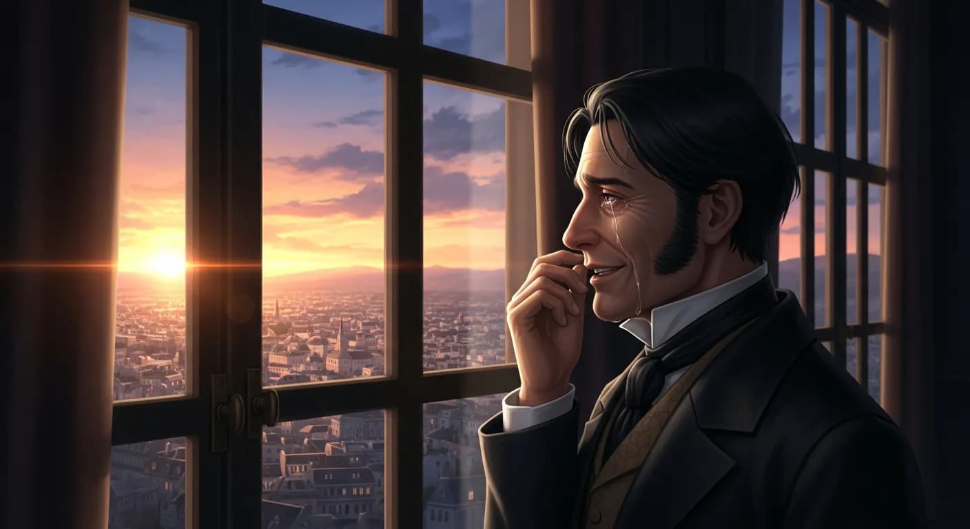 「スタンダール」「幸福がこの上なく大きい場合には微笑と涙が生まれる。」の画像