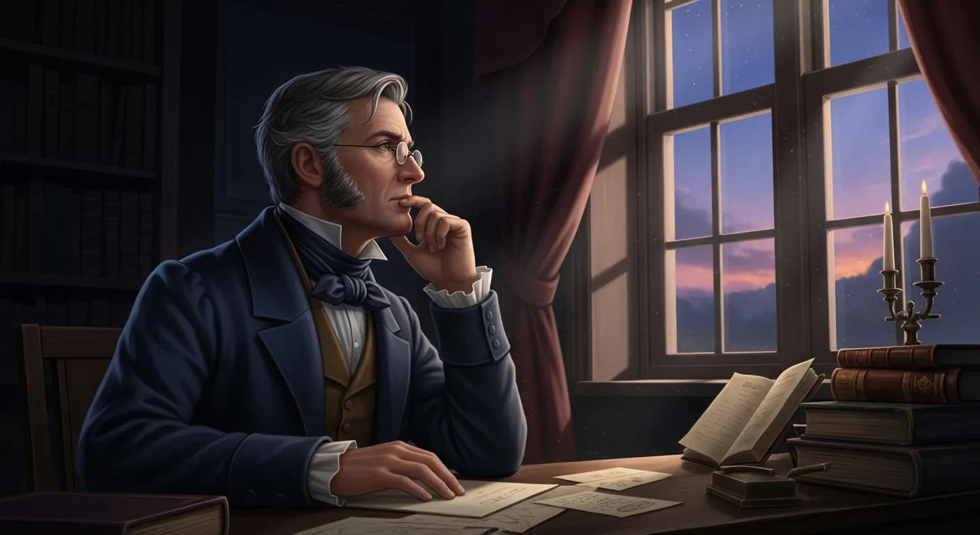 「ワシントン・アーヴィング」「女性の全生涯は愛情の歴史である。」の画像