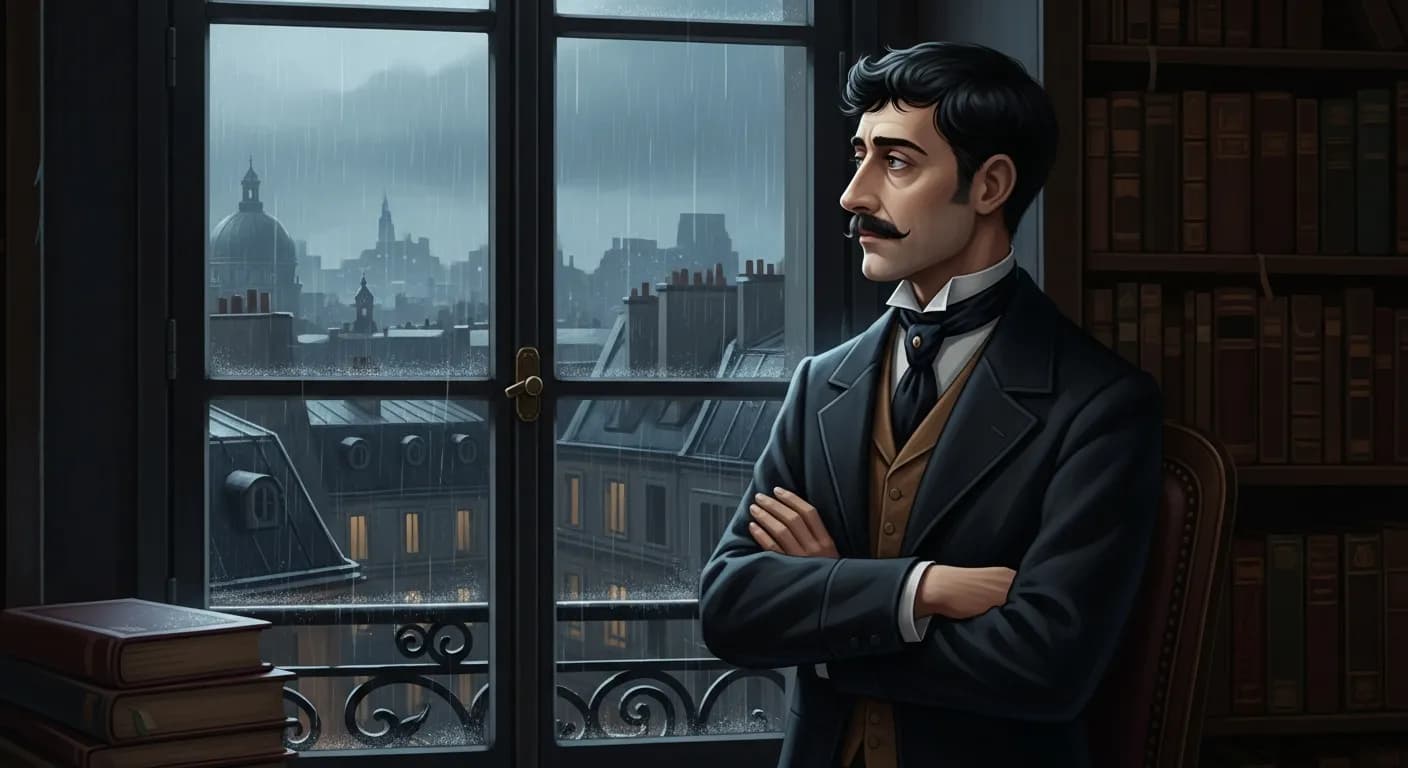 「マルセル・プルースト」「幸福は身体にとってはためになる。 しかし精神の力を発達させるものは悲しみだ。」の画像