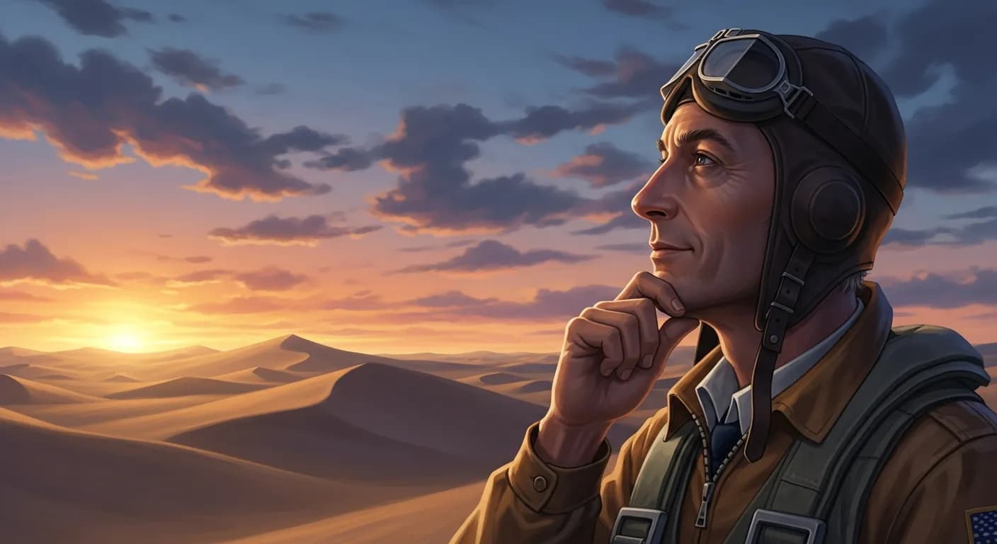 「アントワーヌ・ド・サン=テグジュペリ」「砂漠が美しいのは、どこかに井戸を隠しているからなんだよ。」の画像