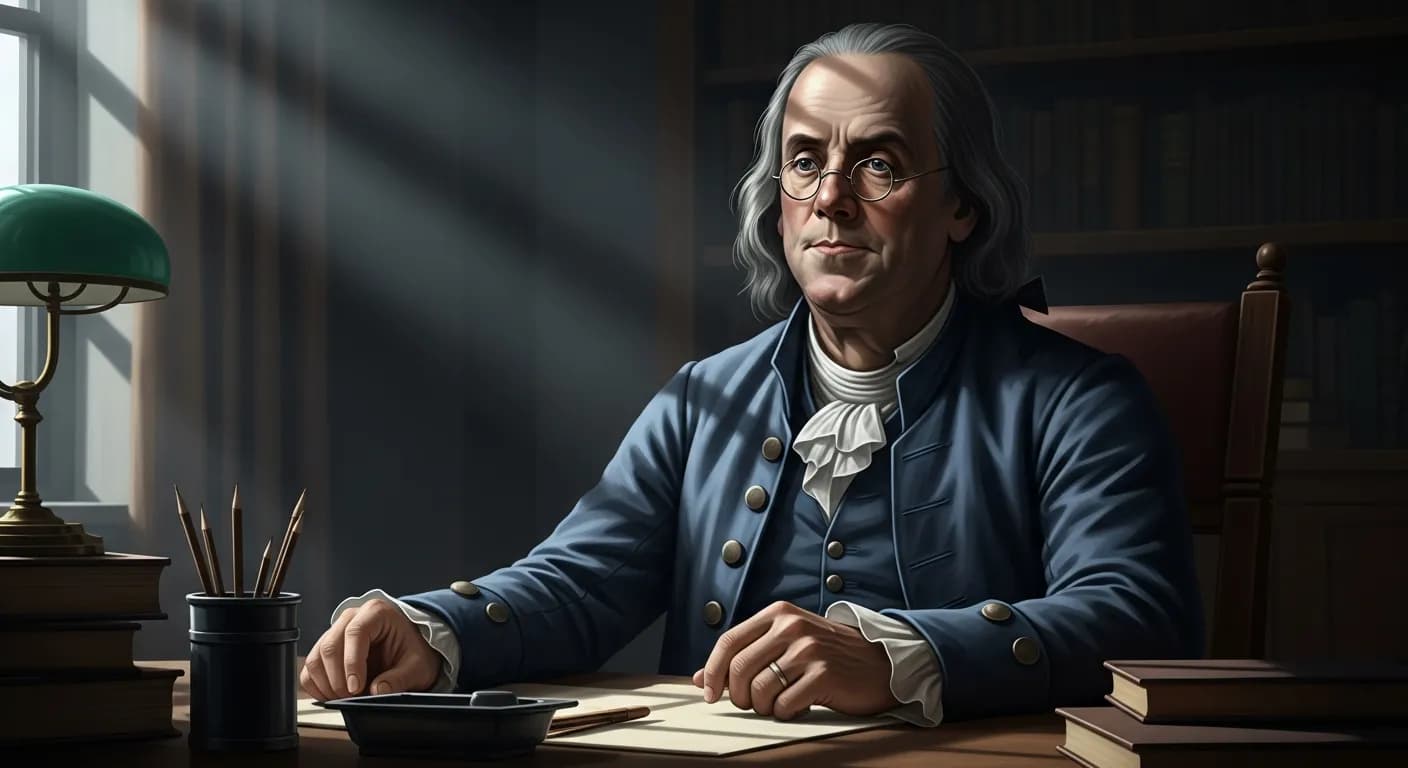 「フランクリン」「いらぬ物を買えば、いるものを売るに至る。」の画像