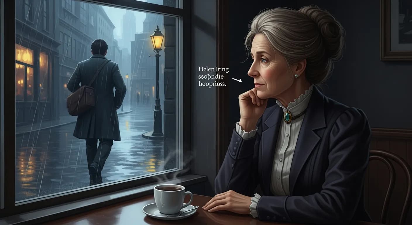 「Helen Rowland」「男は別れの言い方が分からない。 女はそれを言うべき時が分からない。」の画像