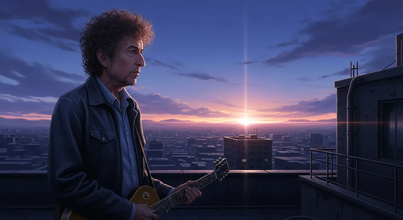 「ボブ・ディラン」「何もかも失われた時にも、未来だけはまだ残っている。」の画像