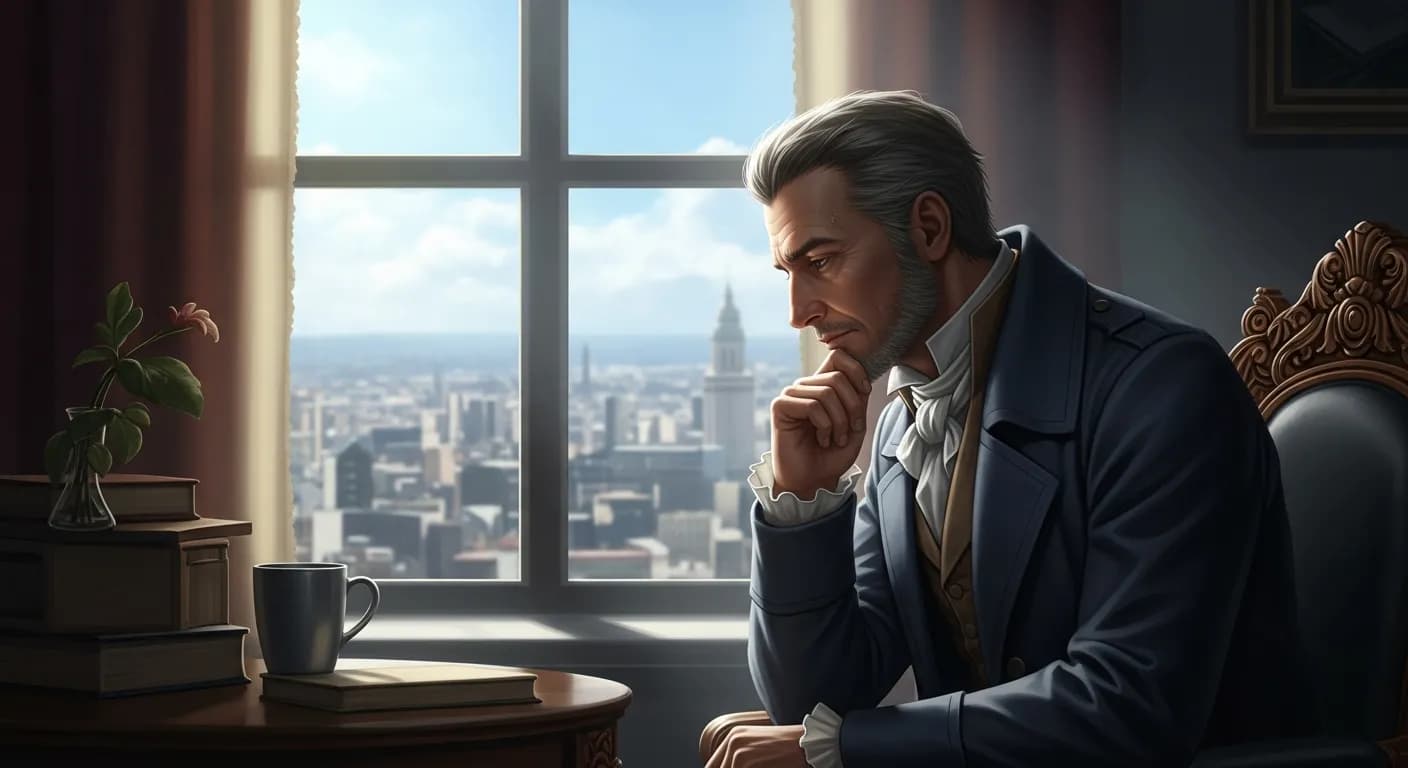 「メーヌ・ド・ビラン」「偶然にしか接触せぬ人々に気に入られるよりも、自分自身に気に入られることが必要である。」の画像