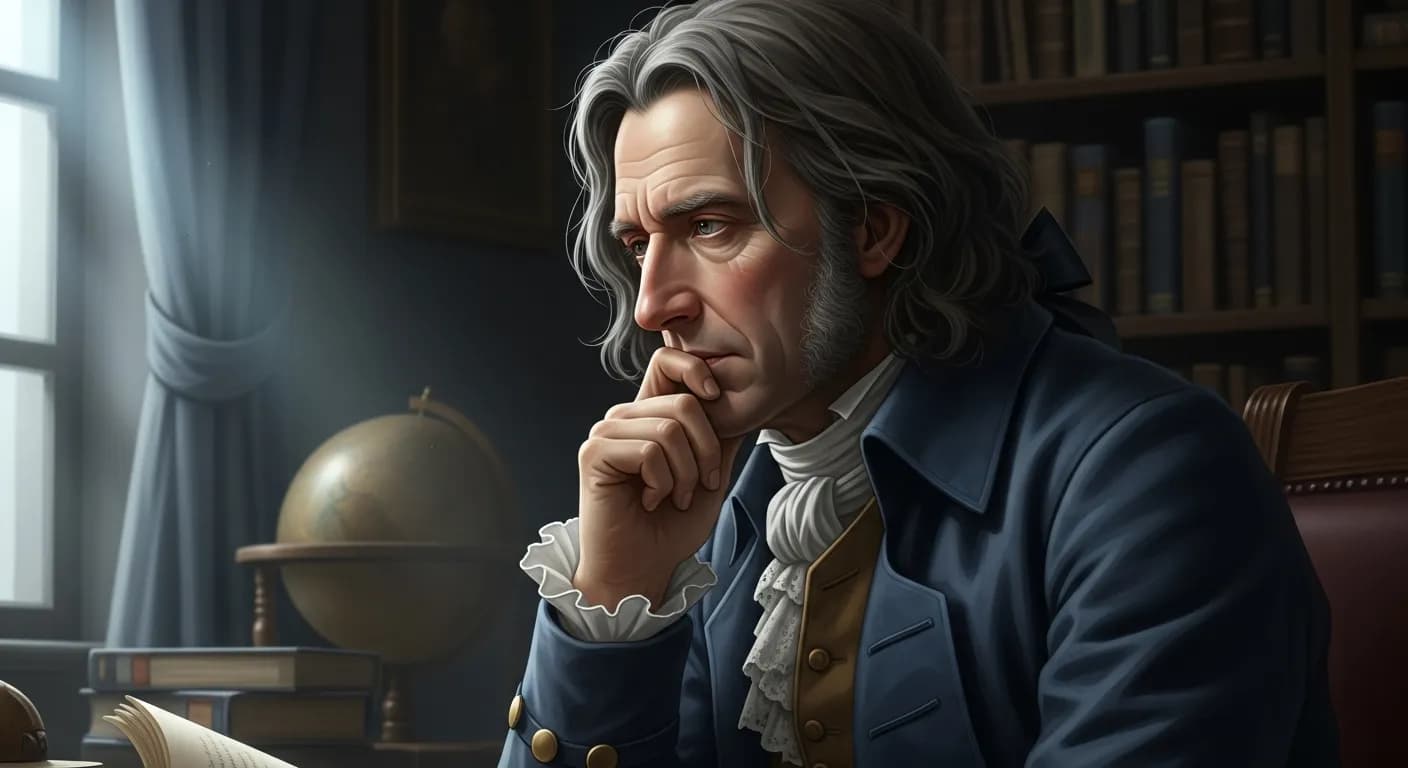 「ジャン=ジャック・ルソー」「自由を放棄することは、人間としての資格を放棄することである。 人間としての権利を放棄することである。 すべてを放棄する人にとっては、いかなる補償もありえない。」の画像