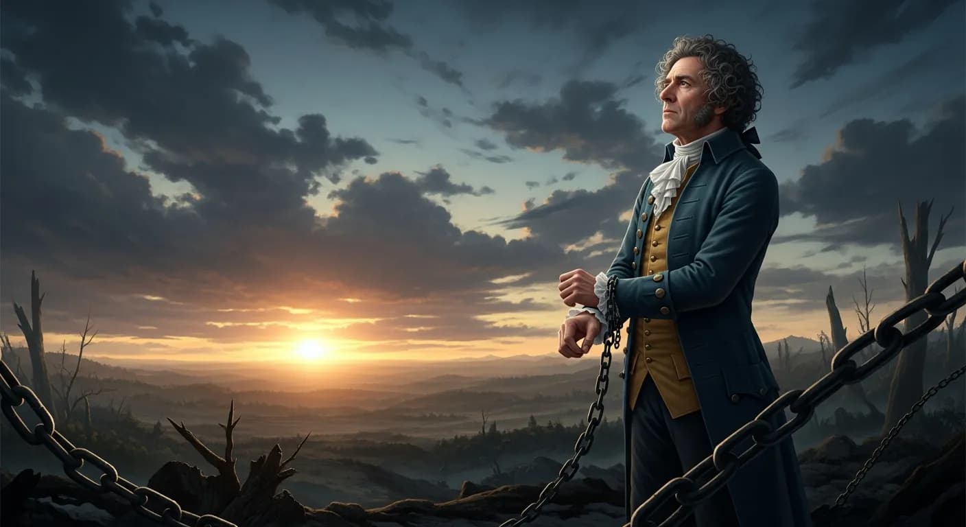 「ジャン=ジャック・ルソー」「人間は生まれたときは自由である。しかるに人間はいたる所で鉄鎖につながれている。」の画像