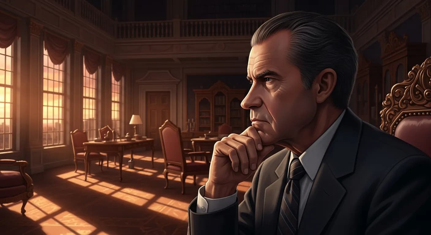 「リチャード・ニクソン」「人間は負けたら終わりなのではない。辞めたら終わりなのだ。」の画像