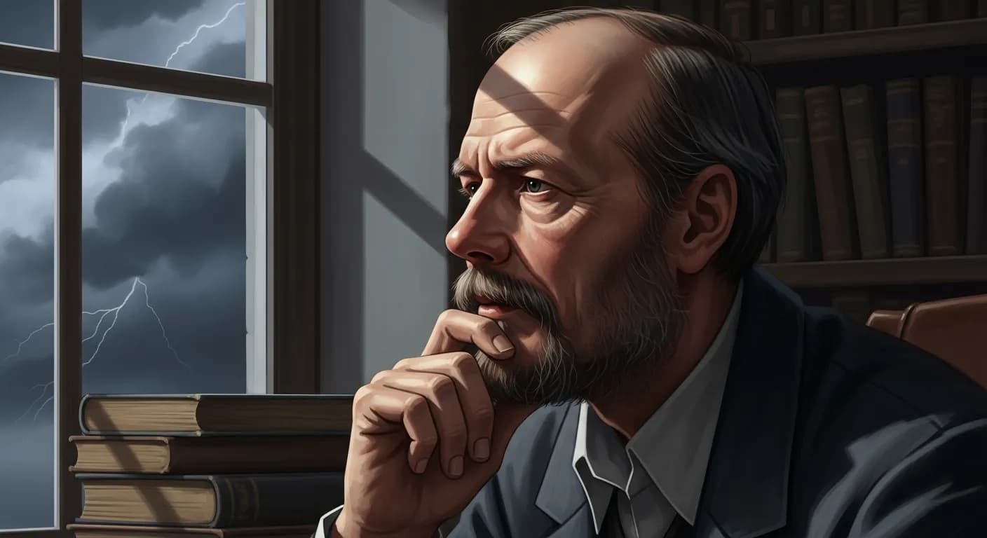 「フョードル・ドストエフスキー」「人生は苦痛であり恐怖である。だから人間は不幸なのだ。 だが今では人間は人生を愛している。それは苦痛と恐怖を愛するからだ」の画像