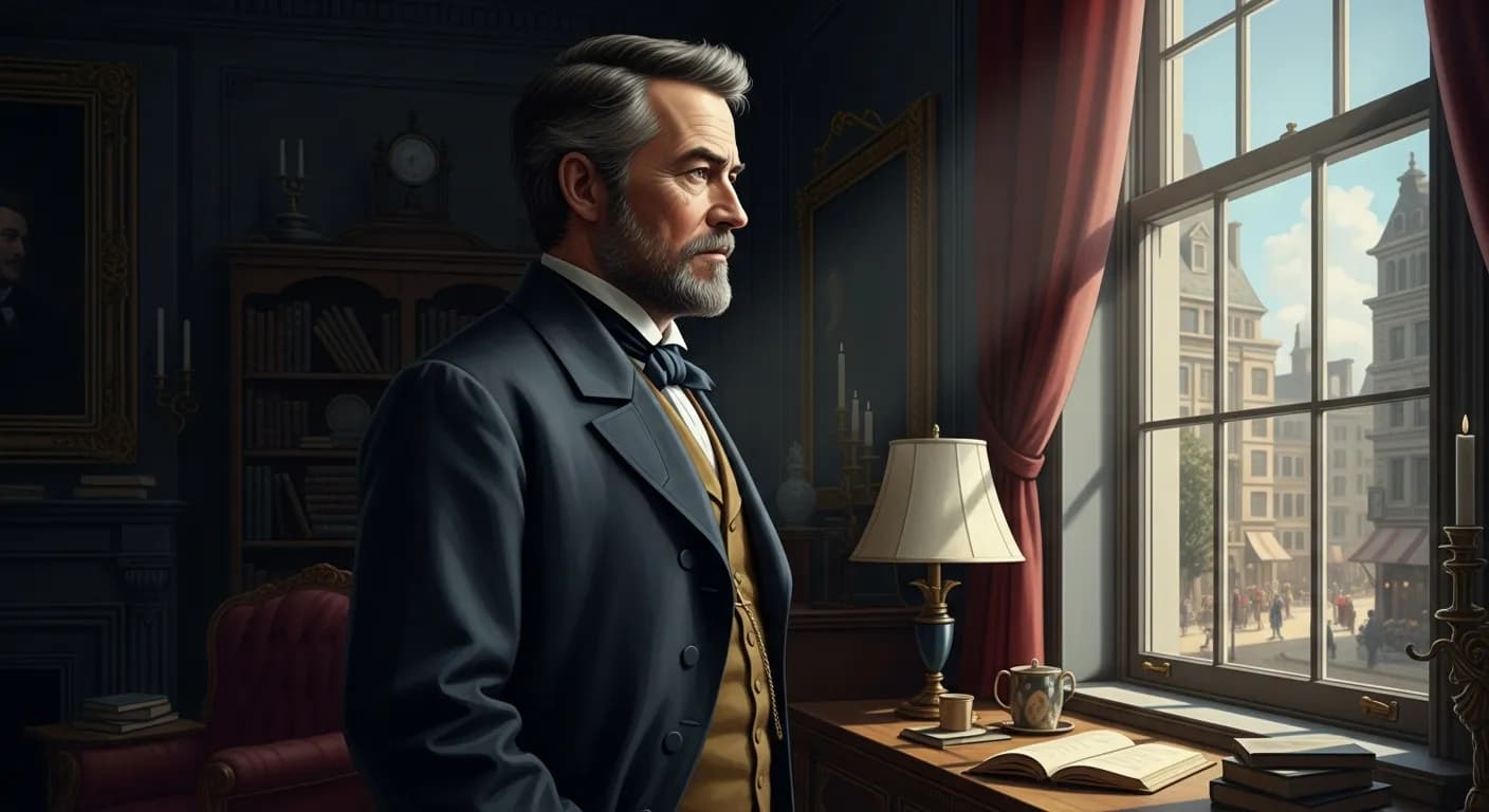 「ラルフ・ワルド・エマーソン」「なんのために人間は裕福でなければならないのか? なんのために彼には高価な馬が、立派な服が、美しい部屋が、 公共の娯楽場に入場する権利が必要なのか? すべてはこれは思考の欠如からきている。 こうした人々...」の画像