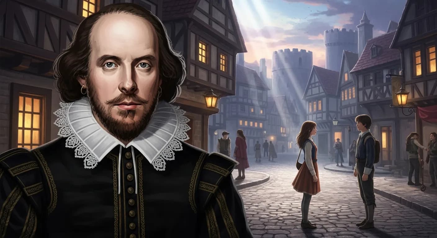 「ウィリアム・シェイクスピア」「誠の恋をするものは、みな一目で恋をする。」の画像