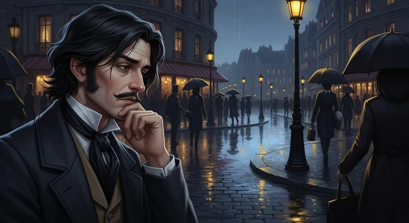 「シャルル・ボードレール」「孤独でいかに暮らすかを知らない者は、 忙しい群集の中でいかに忙しく暮らすかも知らない。」の画像