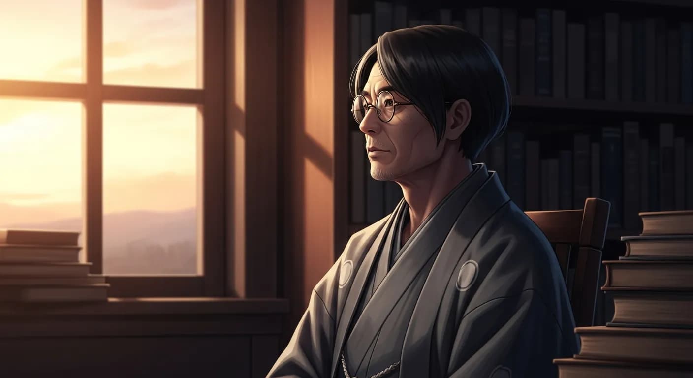 「夏目漱石」「如何に至徳の人でもどこかしらに悪いところがあるように、 人も解釈し自分でも認めつつあるのは疑いもない真実だろうと思う。」の画像