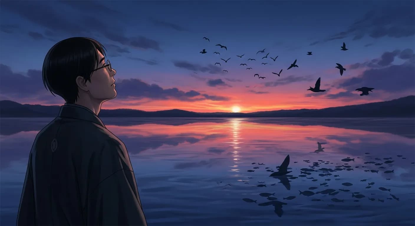 「斎藤緑雨」「鳥の血に悲しめど、魚の血に悲しまず。声あるものは幸いなり。」の画像