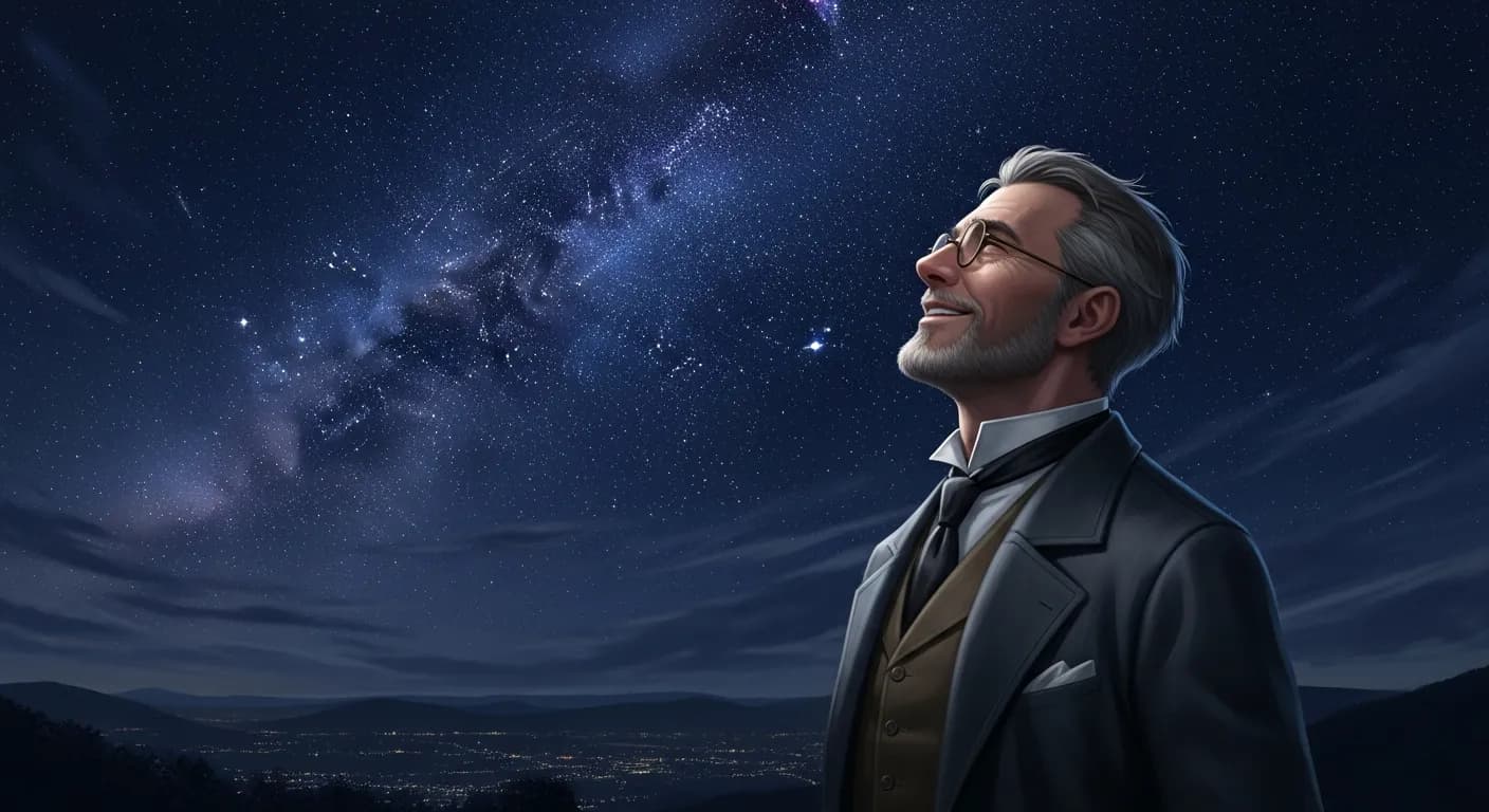 「ヘンリー・ヴァン・ダイク」「人生を喜びなさい。 なぜなら、人生は、愛し、働き、遊び、星を見つめるチャンスを与えてくれたのだから。」の画像