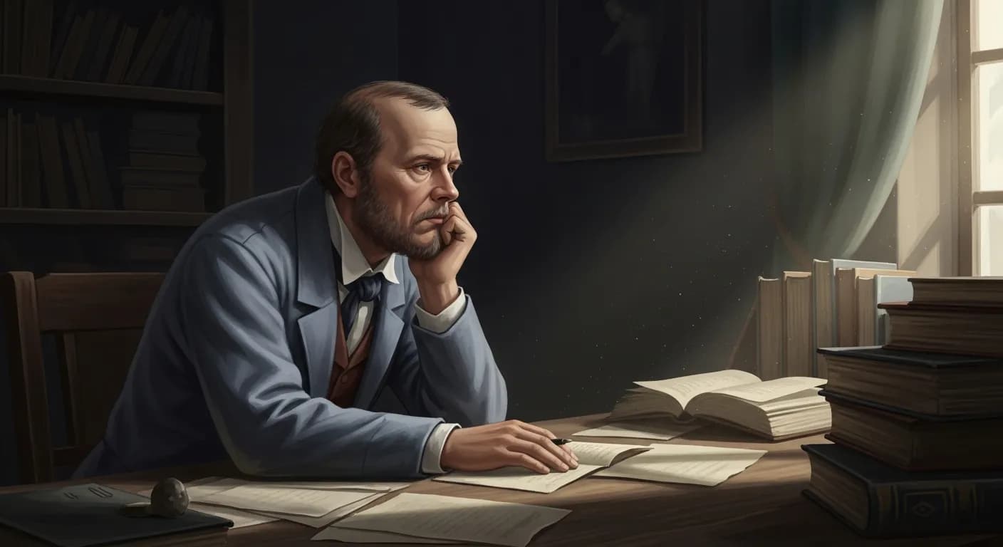 「フョードル・ドストエフスキー」「私を静かにさせておいてくれ。 私が静かにそっとしておれるものなら、いますぐにでも、全世界をだって、 タダの一文で売り渡したいくらいものだ。」の画像