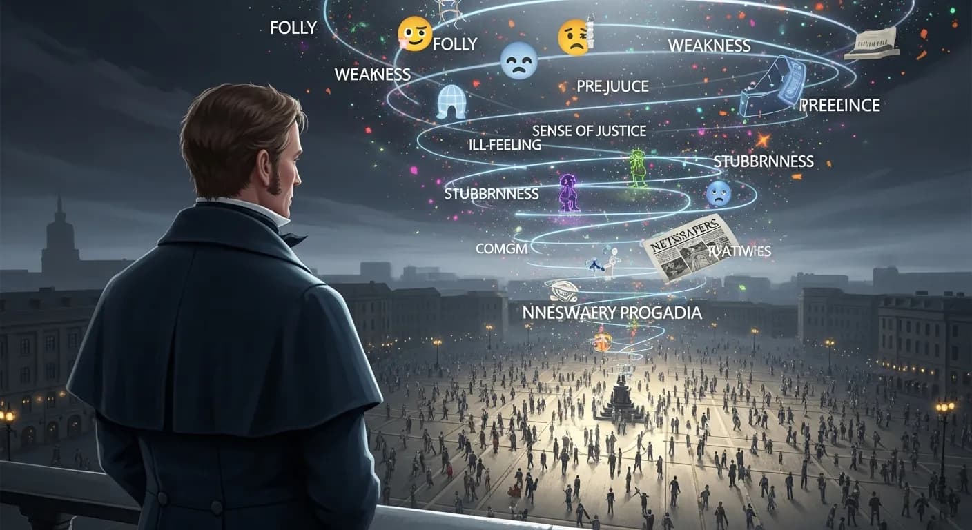 「ロバート・ピール」「世論は、愚行・弱点・偏見・悪感情・正義感・頑固・新聞の宣伝から成り立っている。」の画像