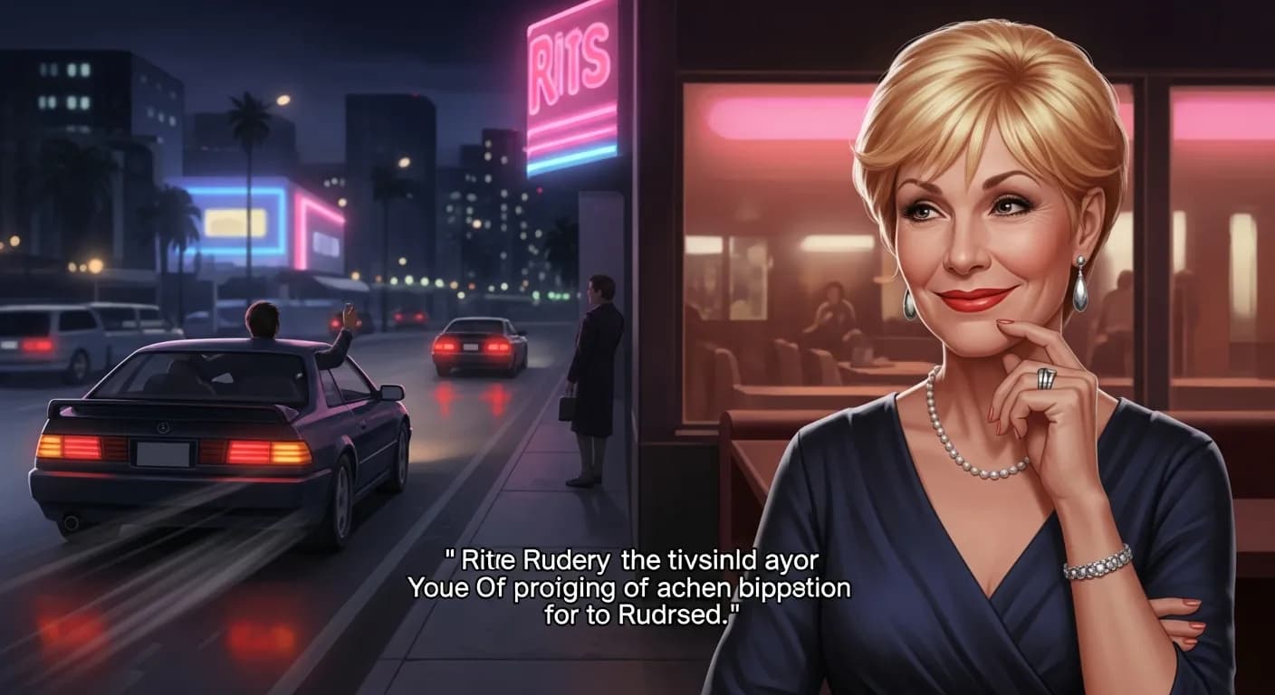 「Rita Rudner」「二度と会いたくない男には、こうおっしゃい。 「愛しています。結婚して下さい。子供が欲しいのです」と。 男は車を急発進させて逃げていくでしょう。」の画像