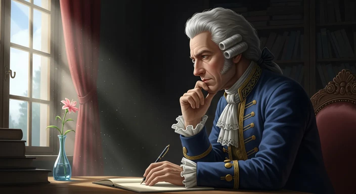 「ピエール・ド・マリヴォー」「女心はどんなに悲しみで一杯になっても、 お世辞や恋を受け入れる片隅がどこかに残っているものだ。」の画像