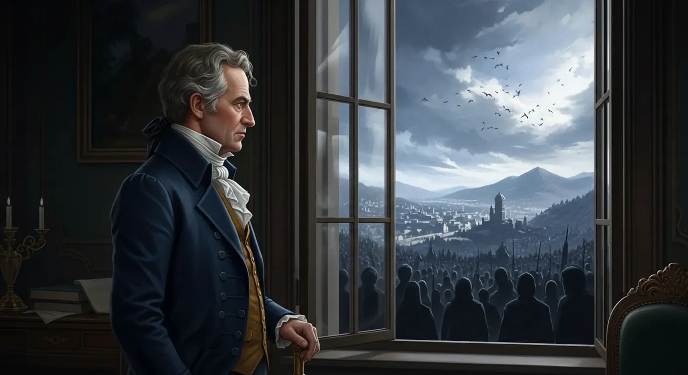 「ヨハン・ヴォルフガング・フォン・ゲーテ」「立法者にしろ革命家にしろ、平等と自由とを同時に約束する者は、 空想家か、さもなくば山師だ。」の画像