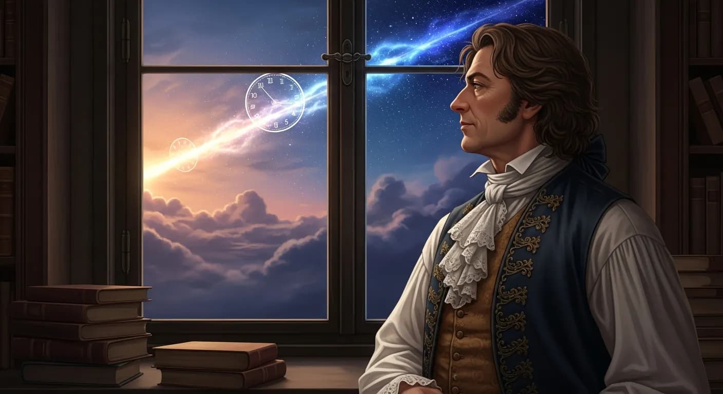 「フリードリヒ・フォン・シラー」「「時」の歩みは三重である。 未来はためらいつつ近づき、 現在は矢のように速く飛び去り、 過去は永久に静かに立っている。」の画像