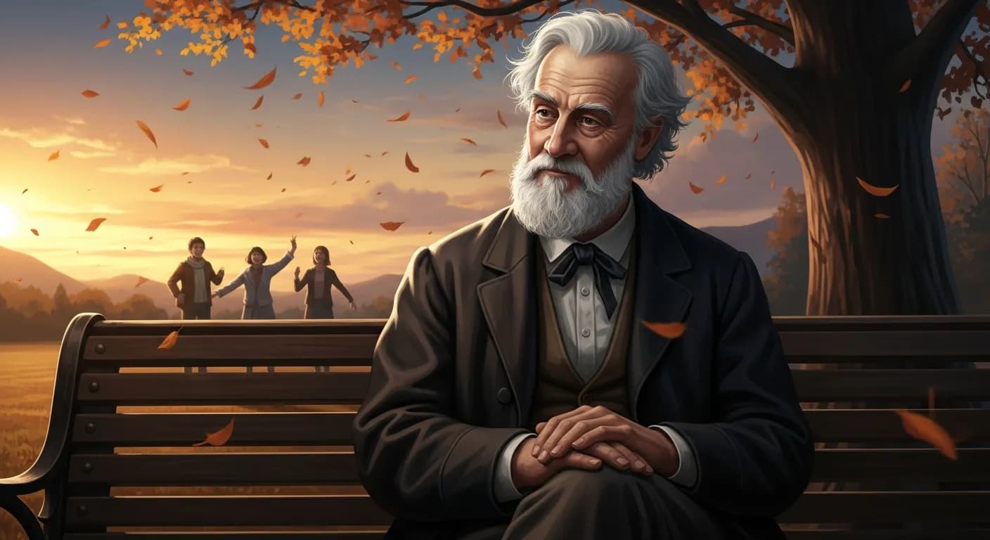 「ウォルト・ホイットマン」「若い者も美しい。 しかし、老いたる者は若い者よりさらに美しい。」の画像