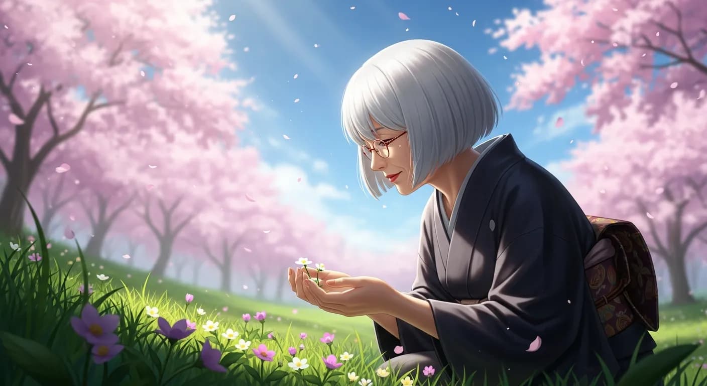 「野上弥生子」「いかに見栄えしない草でも春とともに花になるように、 人は恋することによってそれ自身を花咲かせる。」の画像