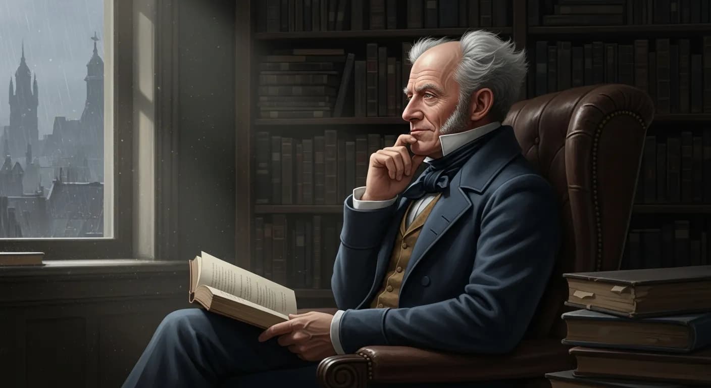 「アルトゥル・ショーペンハウアー」「孤独は優れた精神の持ち主の運命である。」の画像