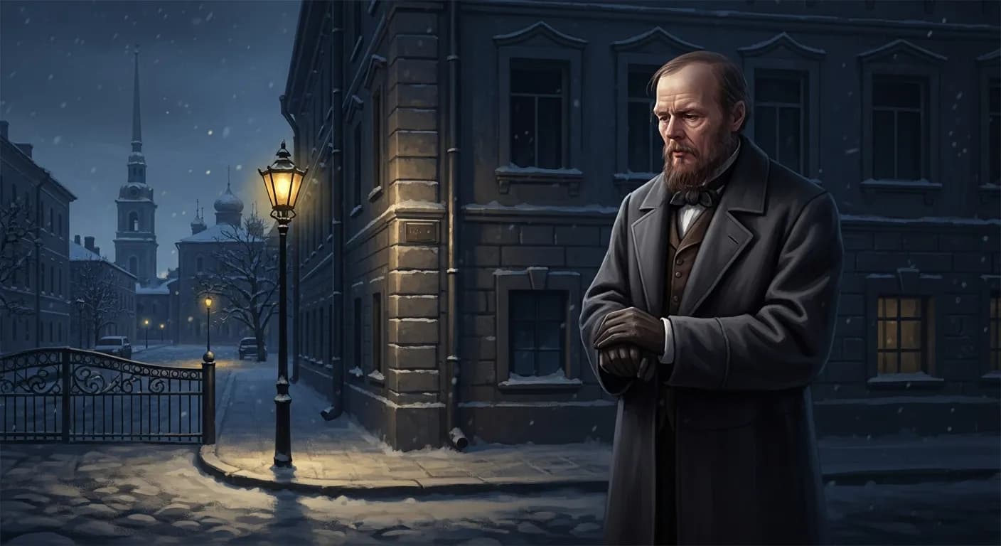 「フョードル・ドストエフスキー」「人は自分が幸福であることを知らないから不幸なのである。」の画像