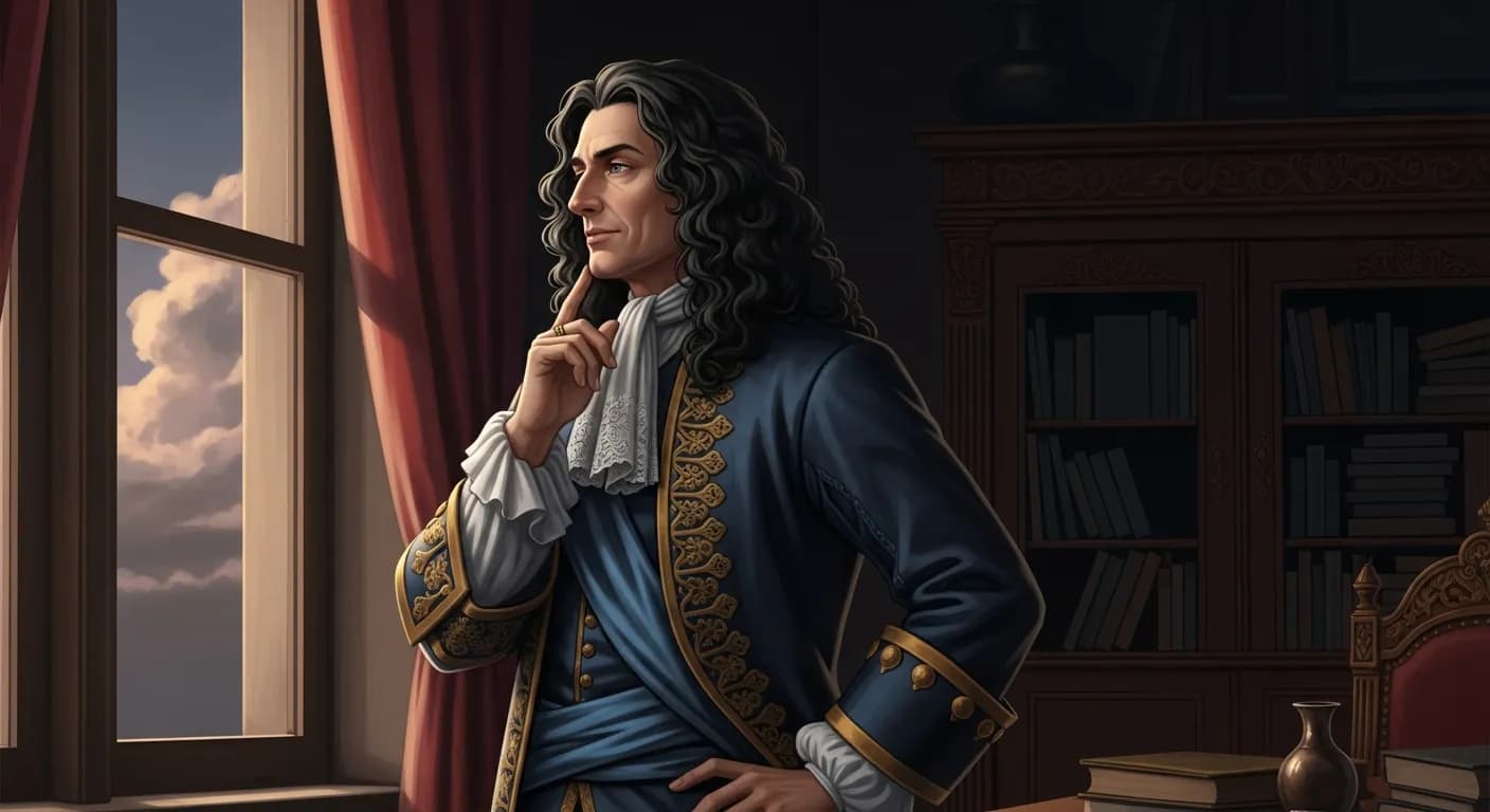 「フランソワ・ド・ラ・ロシュフコー」「人間は、自分が考えるほど不幸でもないし、それほど幸福でもない。」の画像