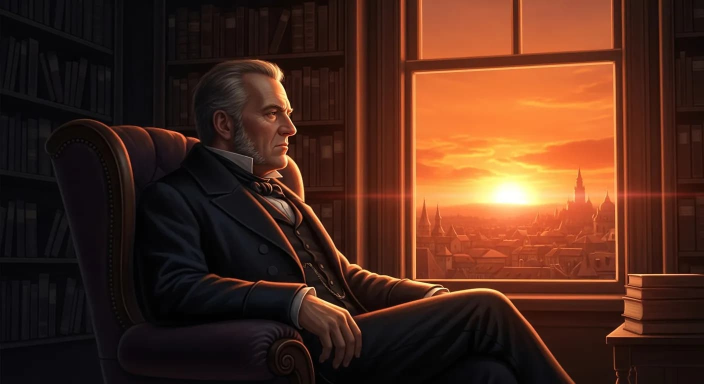 「フランツ・グリルパルツァー」「私は賢明に思慮をめぐらし、愚かに行動し、一生の日々を送った。」の画像