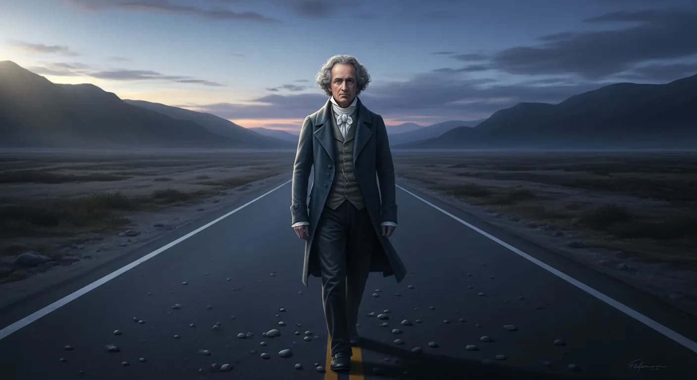 「ヨハン・ヴォルフガング・フォン・ゲーテ」「馬で行くことも、車で行くことも、 二人で行くことも、三人で行くこともできる。 だが、最後の一歩は自分ひとりで歩かなければならない。」の画像